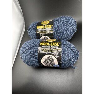 Lion Brand Wool Ease Thick & Quick Denim Twist Yarn Total 6 oz 108 yds Lot 28375